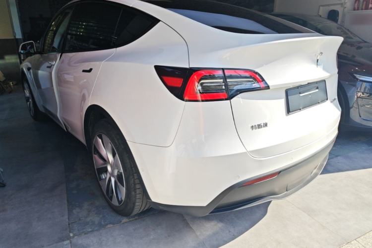 Used Tesla Model Y 2021 Standard Range Rear-Wheel Drive Version Rear Left 45 Deg