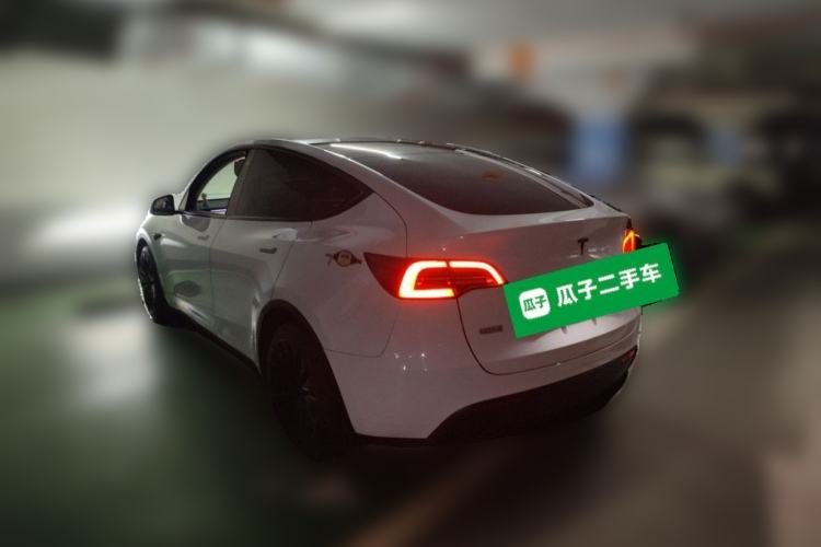Used Tesla Model Y 2021 Standard Range Rear-Wheel Drive Version Rear Left 45 Deg
