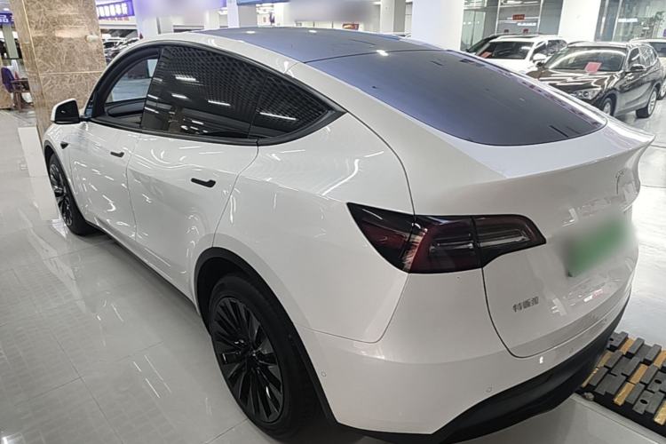 Used Tesla Model Y 2021 Long-Range All-Wheel-Drive Version Rear Left 45 Deg