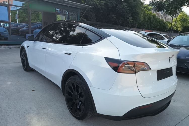 Used Tesla Model Y 2021 Standard Range Rear-Wheel Drive Version Rear Left 45 Deg