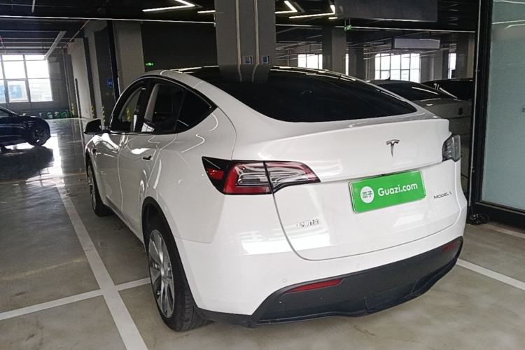 Used Tesla Model Y 2021 Standard Range Rear-Wheel Drive Version Rear Left 45 Deg