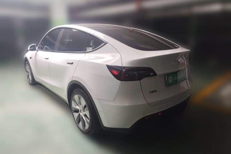 Used Tesla Model Y 2021 Standard Range Rear-Wheel Drive Version Rear Left 45 Deg