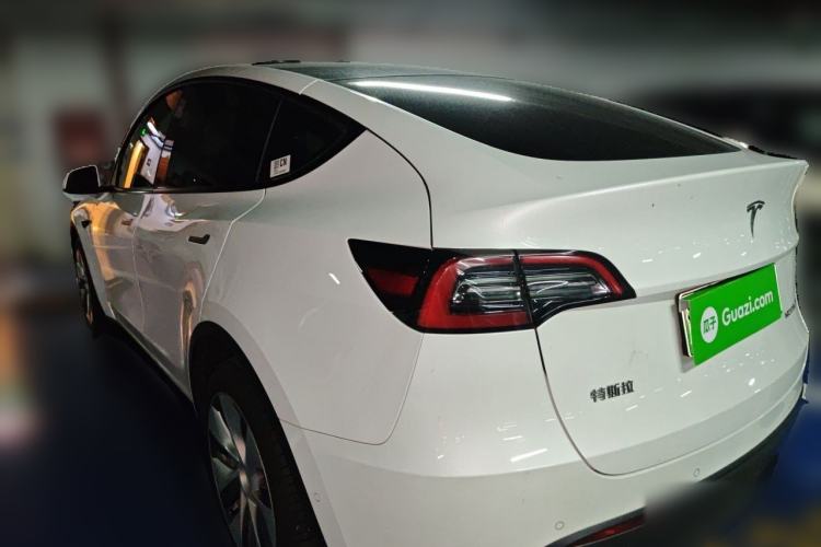 Used Tesla Model Y 2021 Standard Range Rear-Wheel Drive Version Rear Left 45 Deg