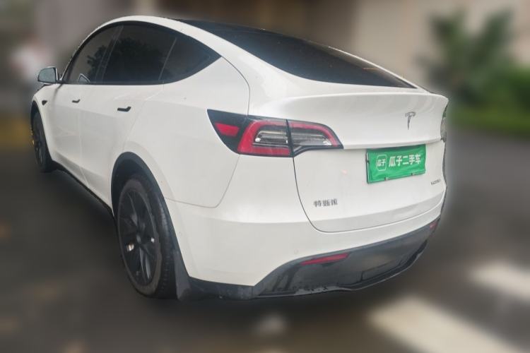 Used Tesla Model Y 2021 Standard Range Rear-Wheel Drive Version Rear Left 45 Deg