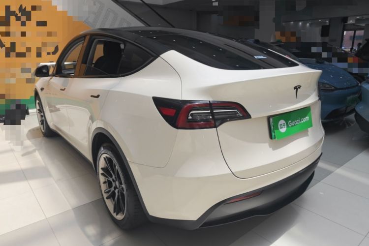 Used Tesla Model Y 2021 Standard Range Rear-Wheel Drive Version Rear Left 45 Deg