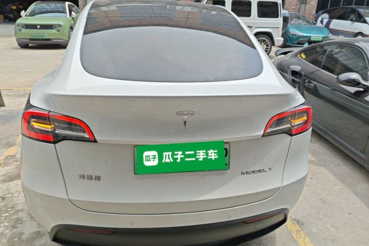 Used Tesla Model Y 2021 Long-Range All-Wheel-Drive Version 3D7 Rear