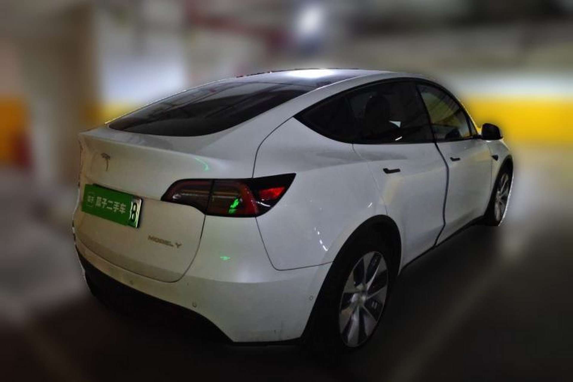 Used Tesla Model Y 2021 Long-Range All-Wheel-Drive Version Rear Right 45 Deg