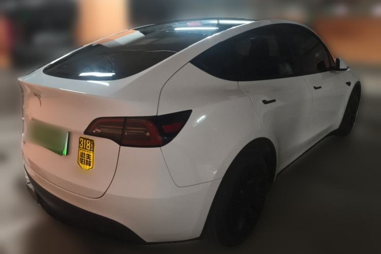 Used Tesla Model Y 2021 Standard Range Rear-Wheel Drive Version Rear Right 45 Deg