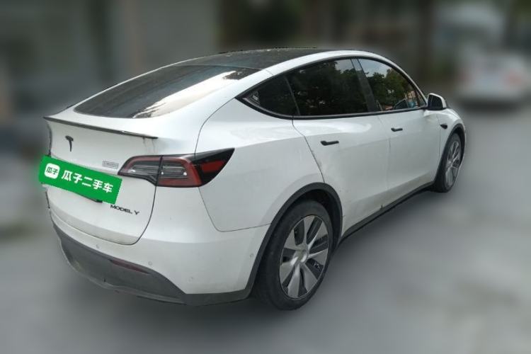 Used Tesla Model Y 2021 Standard Range Rear-Wheel Drive Version Rear Right 45 Deg