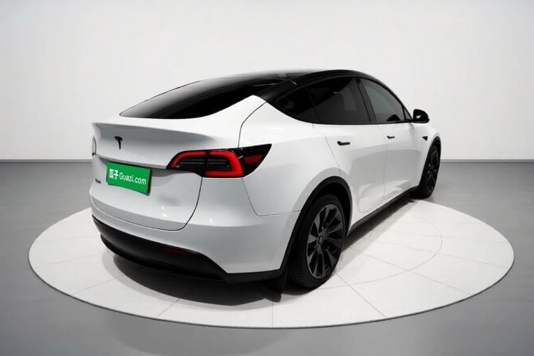 Used Tesla Model Y 2021 Standard Range Rear-Wheel Drive Version Rear Right 45 Deg