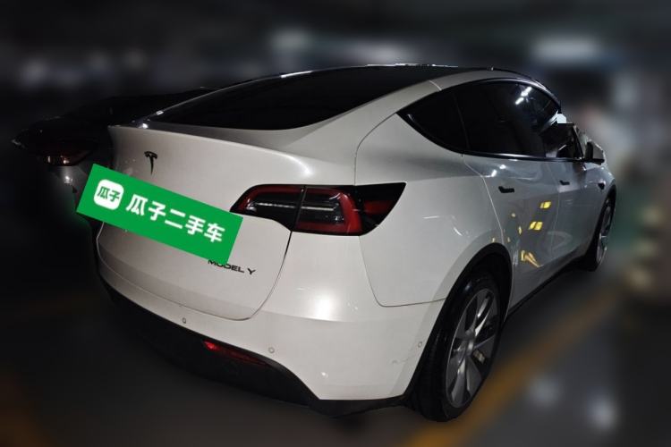 Used Tesla Model Y 2021 Standard Range Rear-Wheel Drive Version Rear Right 45 Deg