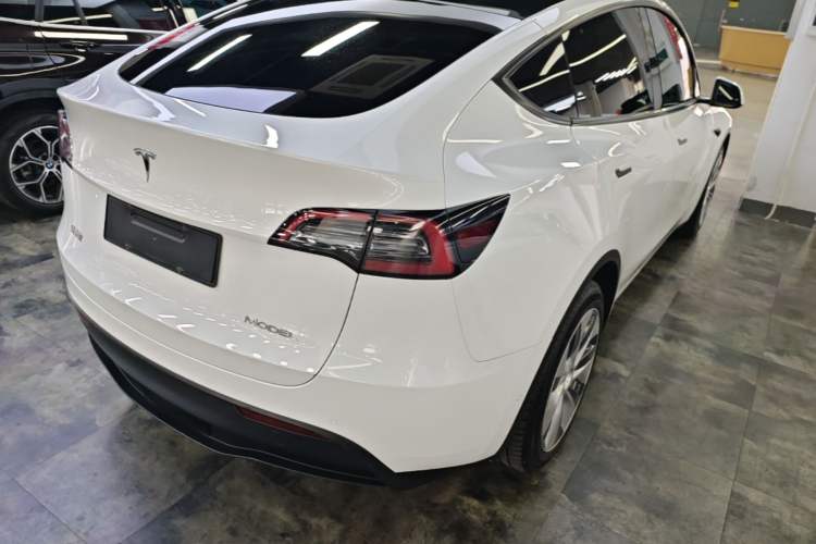 Used Tesla Model Y 2021 Standard Range Rear-Wheel Drive Version Rear Right 45 Deg