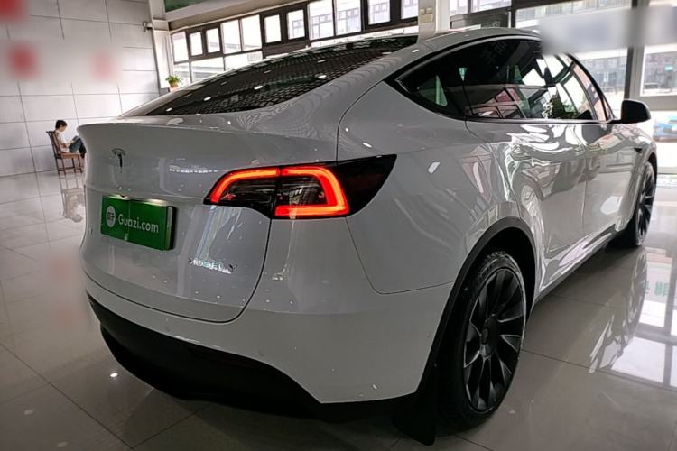 Used Tesla Model Y 2021 Long-Range All-Wheel-Drive Version 3D7 Rear Right 45 Deg