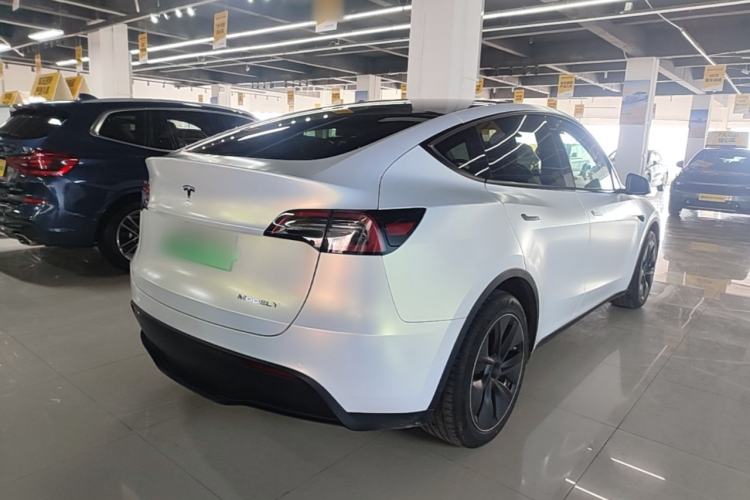 Used Tesla Model Y 2021 Standard Range Rear-Wheel Drive Version Rear Right 45 Deg
