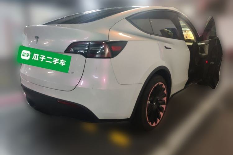 Used Tesla Model Y 2021 Standard Range Rear-Wheel Drive Version Rear Right 45 Deg