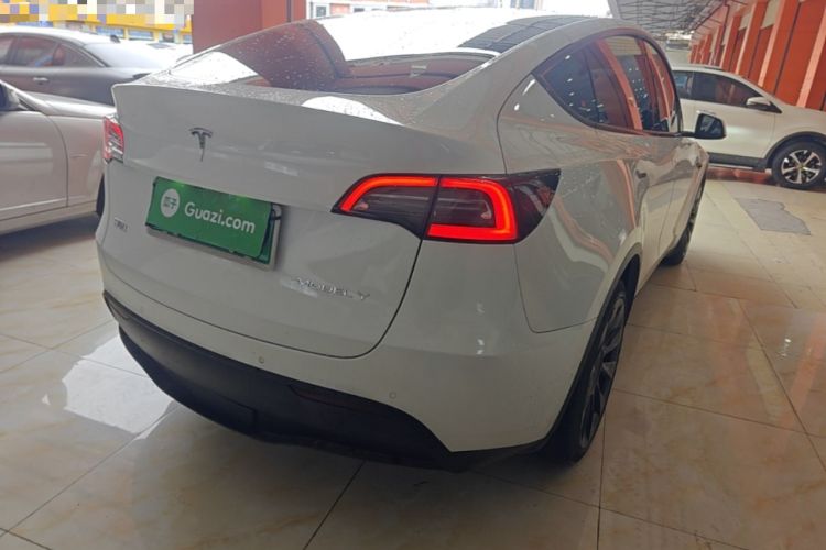 Used Tesla Model Y 2021 Long-Range All-Wheel-Drive Version Rear Right 45 Deg