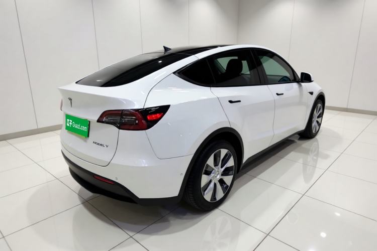 Used Tesla Model Y 2021 Standard Range Rear-Wheel Drive Version Rear Right 45 Deg