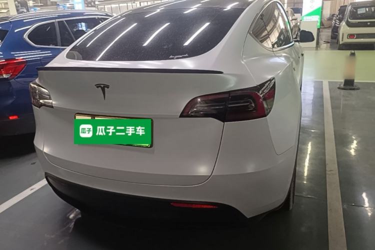 Used Tesla Model Y 2021 Standard Range Rear-Wheel Drive Version Rear Right 45 Deg