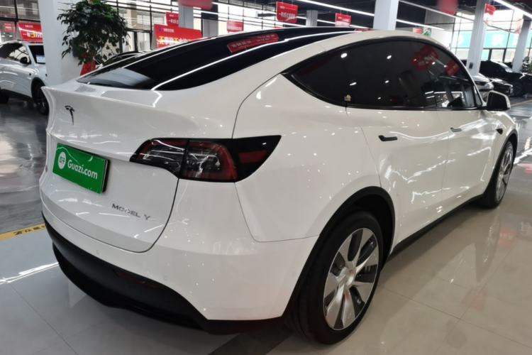Used Tesla Model Y 2021 Long-Range All-Wheel-Drive Version 3D7 Rear Right 45 Deg