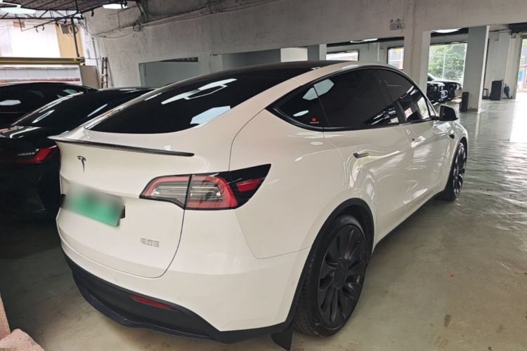 Used Tesla Model Y 2021 Performance High-Performance All-Wheel-Drive Version Rear Right 45 Deg