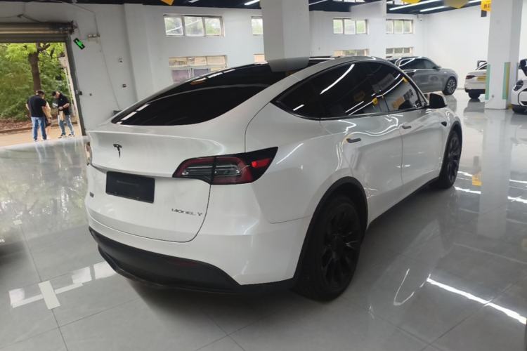 Used Tesla Model Y 2021 Long-Range All-Wheel-Drive Version 3D7 Rear Right 45 Deg