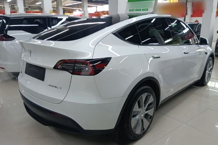 Used Tesla Model Y 2021 Standard Range Rear-Wheel Drive Version Rear Right 45 Deg