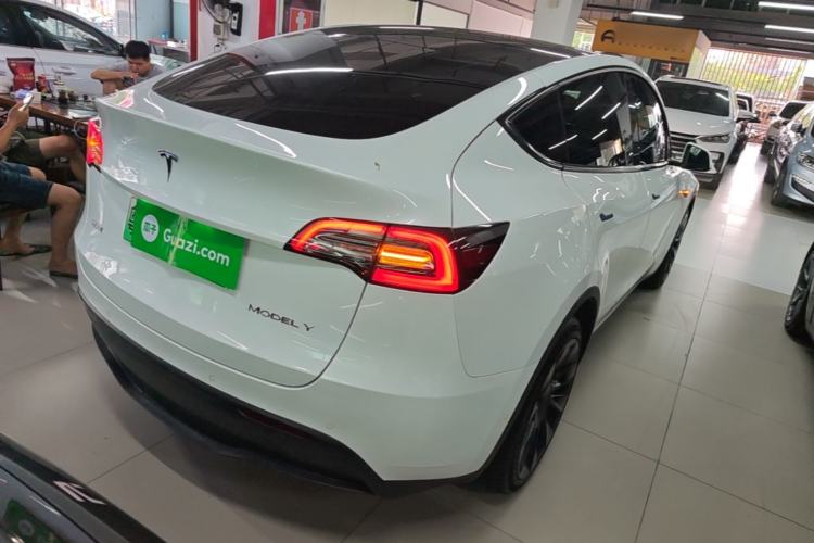 Used Tesla Model Y 2021 Long-Range All-Wheel-Drive Version Rear Right 45 Deg