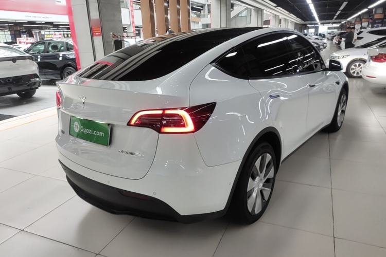Used Tesla Model Y 2021 Long-Range All-Wheel-Drive Version 3D7 Rear Right 45 Deg