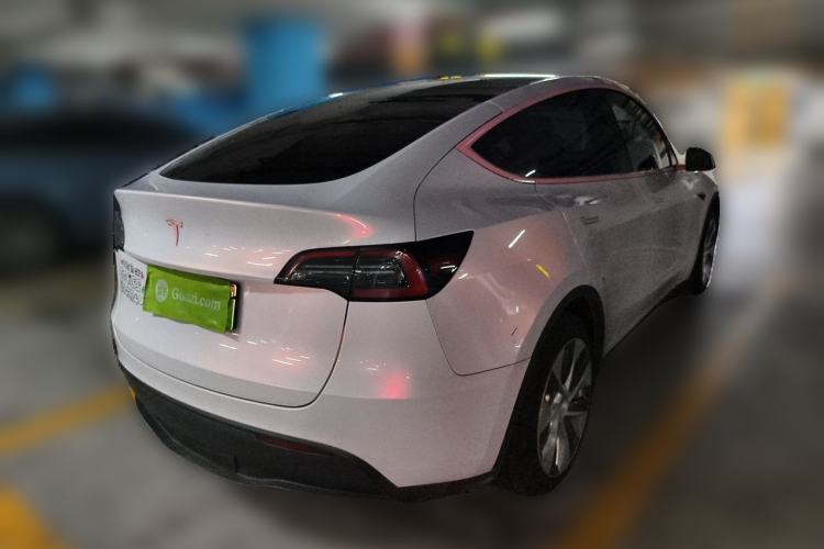 Used Tesla Model Y 2021 Standard Range Rear-Wheel Drive Version Rear Right 45 Deg