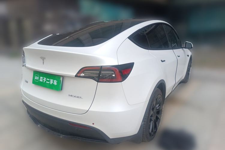 Used Tesla Model Y 2021 Long-Range All-Wheel-Drive Version 3D7 Rear Right 45 Deg