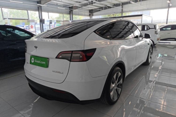 Used Tesla Model Y 2021 Long-Range All-Wheel-Drive Version Rear Right 45 Deg