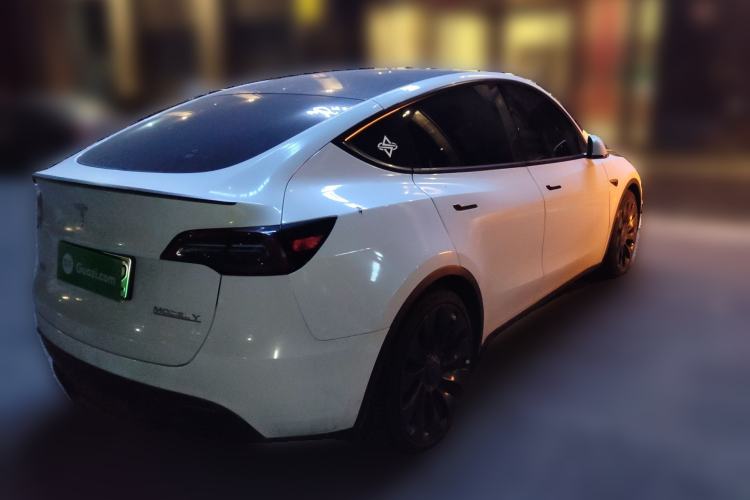 Used Tesla Model Y 2021 Performance High-Performance All-Wheel-Drive Version Rear Right 45 Deg