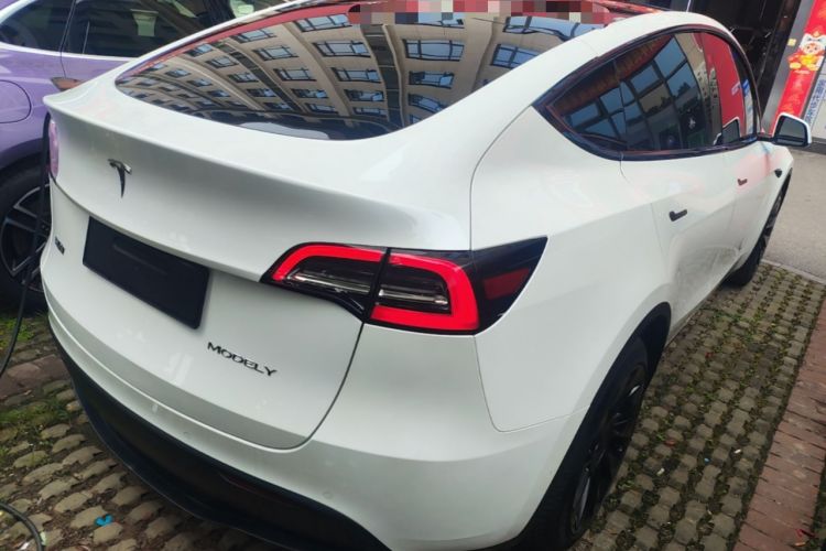 Used Tesla Model Y 2021 Long-Range All-Wheel-Drive Version 3D7 Rear Right 45 Deg