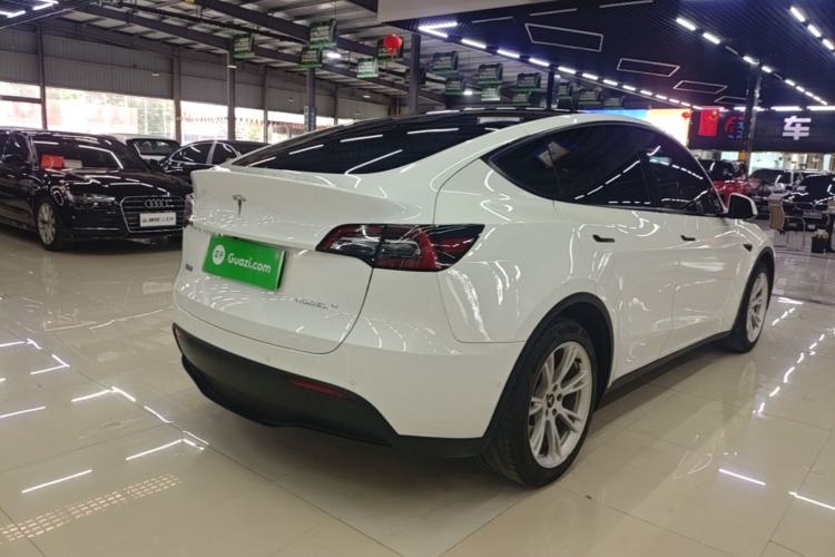 Used Tesla Model Y 2021 Long-Range All-Wheel-Drive Version Rear Right 45 Deg
