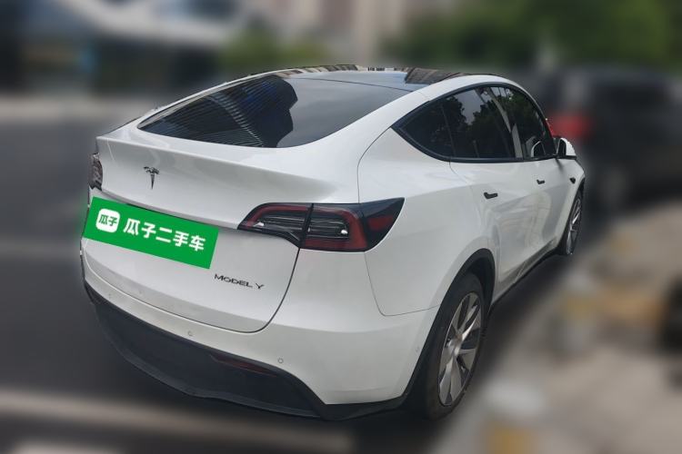 Used Tesla Model Y 2021 Long-Range All-Wheel-Drive Version 3D7 Rear Right 45 Deg