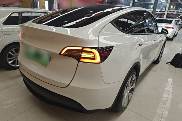 Used Tesla Model Y 2021 Standard Range Rear-Wheel Drive Version Rear Right 45 Deg