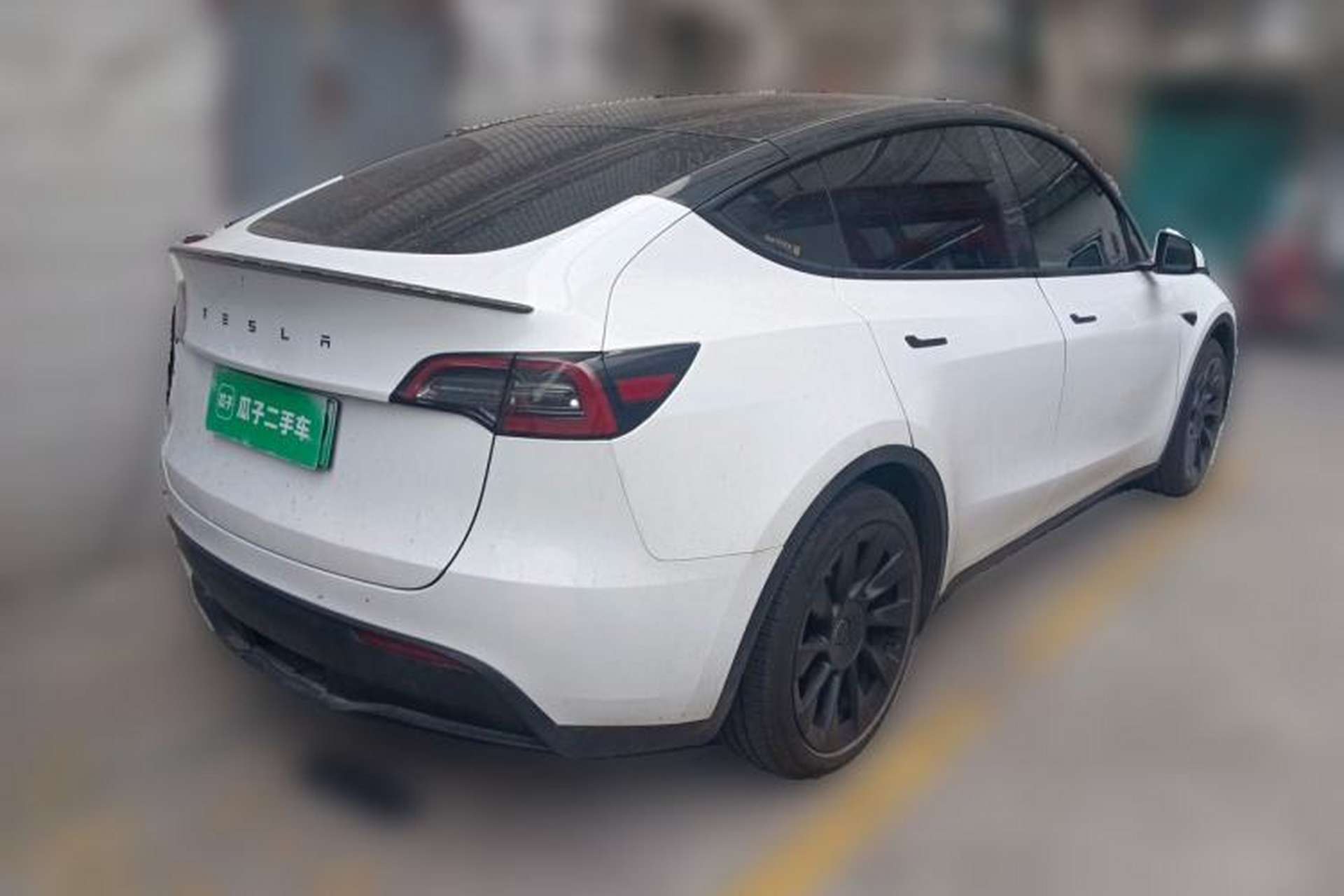 Used Tesla Model Y 2021 Standard Range Rear-Wheel Drive Version Rear Right 45 Deg