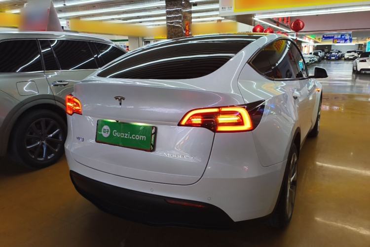Used Tesla Model Y 2021 Long-Range All-Wheel-Drive Version Rear Right 45 Deg