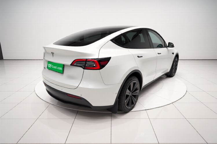 Used Tesla Model Y 2021 Long-Range All-Wheel-Drive Version Rear Right 45 Deg