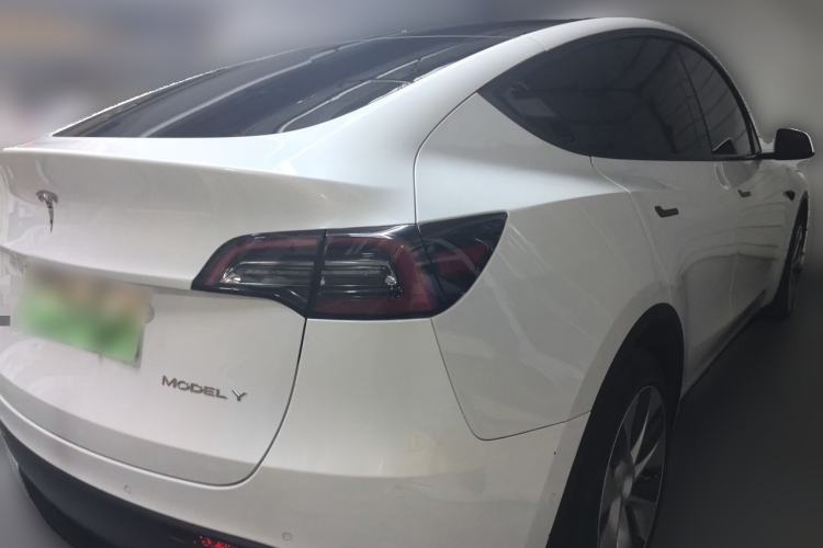 Used Tesla Model Y 2021 Long-Range All-Wheel-Drive Version Rear Right 45 Deg