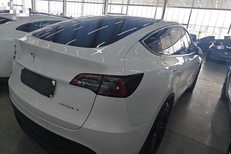 Used Tesla Model Y 2021 Long-Range All-Wheel-Drive Version Rear Right 45 Deg