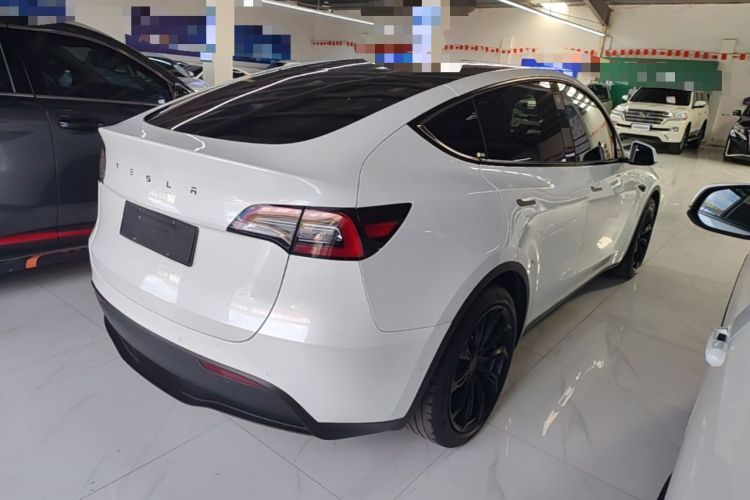 Used Tesla Model Y 2021 Long-Range All-Wheel-Drive Version 3D7 Rear Right 45 Deg