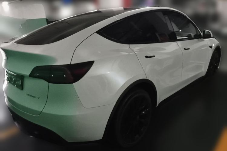 Used Tesla Model Y 2021 Long-Range All-Wheel-Drive Version 3D7 Rear Right 45 Deg