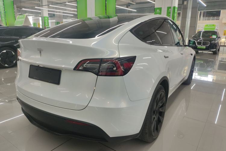 Used Tesla Model Y 2021 Standard Range Rear-Wheel Drive Version Rear Right 45 Deg