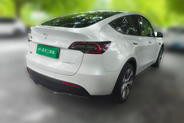Used Tesla Model Y 2021 Standard Range Rear-Wheel Drive Version Rear Right 45 Deg