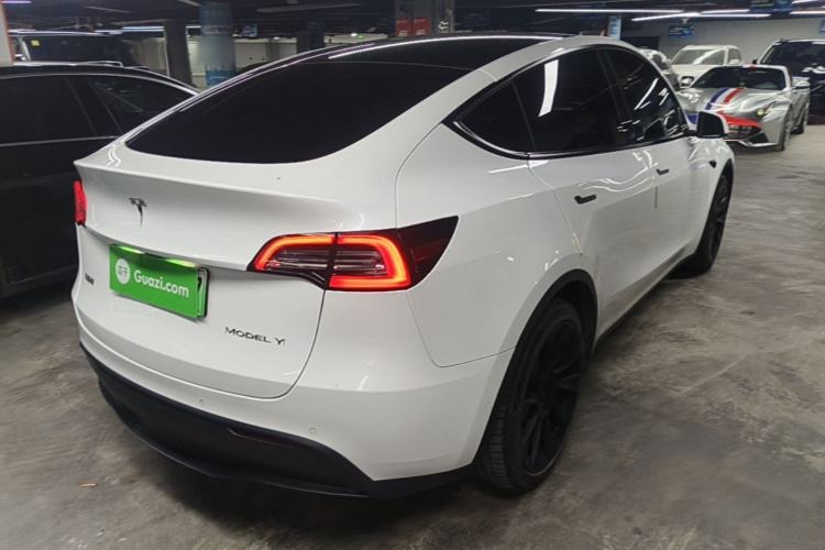 Used Tesla Model Y 2021 Long-Range All-Wheel-Drive Version Rear Right 45 Deg