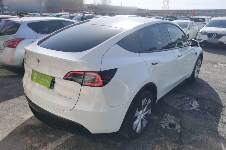 Used Tesla Model Y 2021 Standard Range Rear-Wheel Drive Version Rear Right 45 Deg