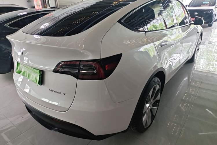 Used Tesla Model Y 2021 Standard Range Rear-Wheel Drive Version Rear Right 45 Deg