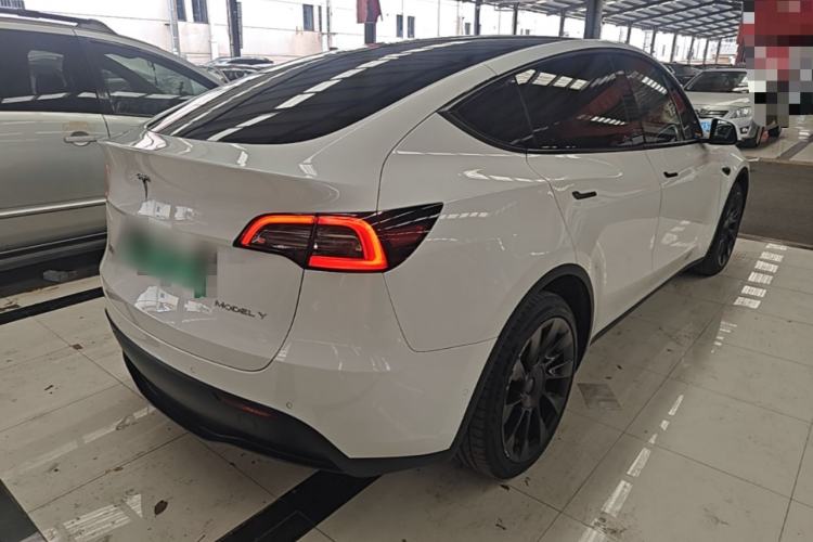 Used Tesla Model Y 2021 Long-Range All-Wheel-Drive Version Rear Right 45 Deg