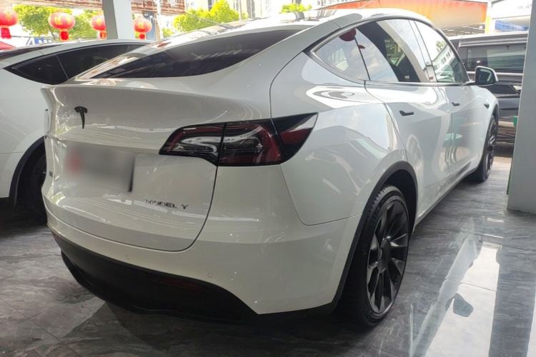 Used Tesla Model Y 2021 Long-Range All-Wheel-Drive Version Rear Right 45 Deg